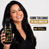 SHAMPOO CUBRE CANAS 3 EN 1 CON GINSENG COLOR NEGRO