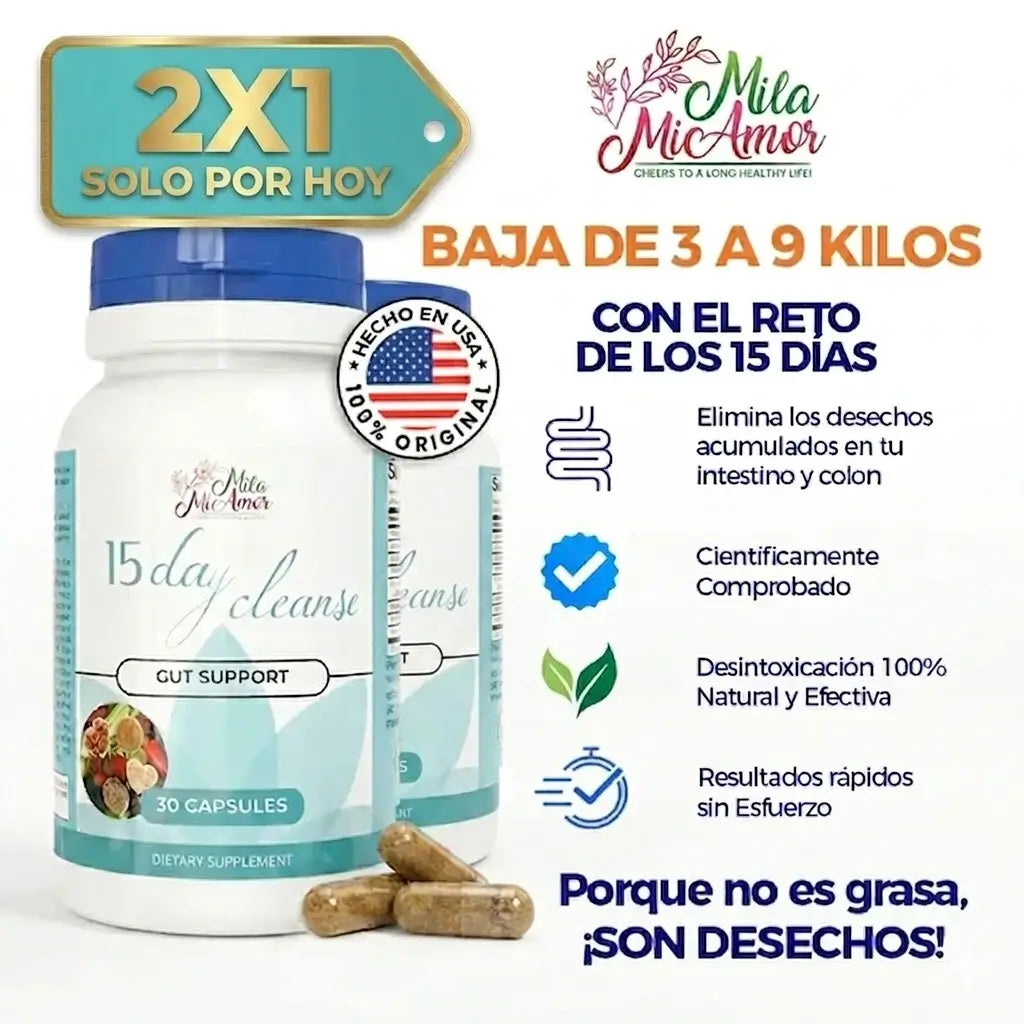 2X1 Limpieza de 15 días - Mila MiAmor
