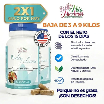 2X1 Limpieza de 15 días - Mila MiAmor